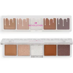 I Heart Revolution Mini Chocolate Eyeshadow Palette White Vanilla Cream