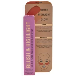 Makeup Revolution Blush & Highlight Stick Coral Dew