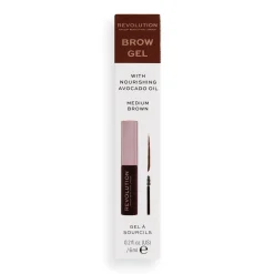 Makeup Revolution Brow Gel Medium Brown