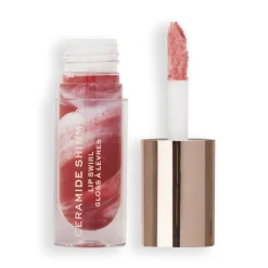 Makeup Revolution Festive Allure Ceramide Shimmer Lip Swirl Out Out Red