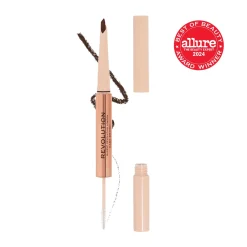 Makeup Revolution Fluffy Brow Filter Duo Dark Brown
