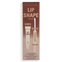 Makeup Revolution Lip Shape Kit Brown Nude