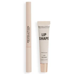 Makeup Revolution Lip Shape Kit Pink Nude