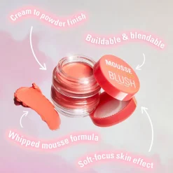 Makeup Revolution Mousse Blusher Blossom Rose Pink