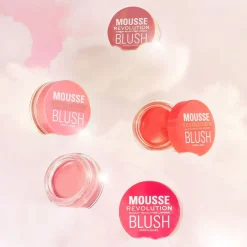 Makeup Revolution Mousse Blusher Passion Deep Pink