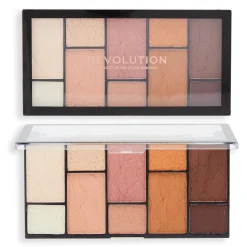 Makeup Revolution Reloaded Dimension Eyeshadow Palette Neutral Charm
