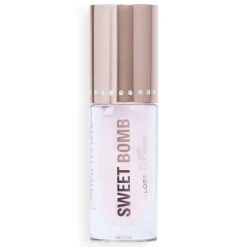 Makeup Revolution Y2k Sweet Bomb Lip Gloss Candyfloss Pink Glitter