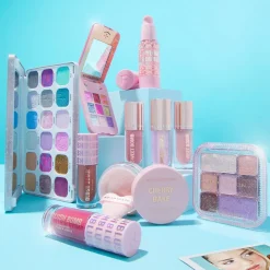 Makeup Revolution Y2k Sweet Bomb Lip Gloss Candyfloss Pink Glitter