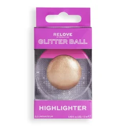 Relove by Revolution Dancing Queen Glitter Ball Liquid Highlighter Golden Energy