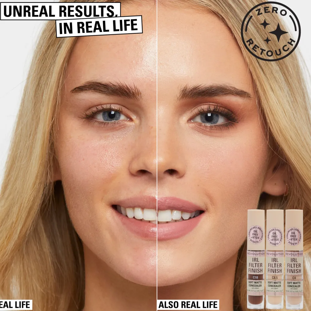Revolution IRL Filter 16H Hydrating Full Coverage Concealer