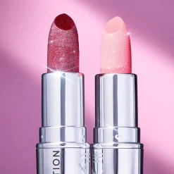 Revolution Metallic Muse Glitter Lipstick Iced Berry