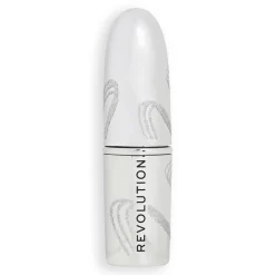 Revolution Metallic Muse Glitter Lipstick Iced Berry