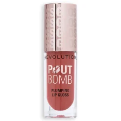 Revolution Pout Bomb Plumping Gloss Melba Warm Peach NEW!