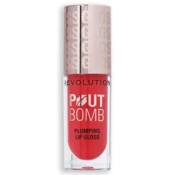Revolution Pout Bomb Plumping Gloss Cherry Sheer Red NEW!
