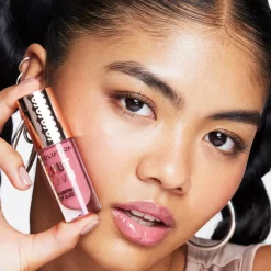 Revolution Pout Bomb Plumping Gloss Wild Mauve Pink NEW!