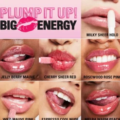 Revolution Pout Bomb Plumping Gloss Wild Mauve Pink NEW!