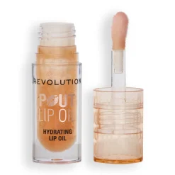 Revolution Pout Lip Oil Honey Shimmer