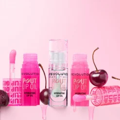 Revolution Pout Lip Oil Lychee Clear