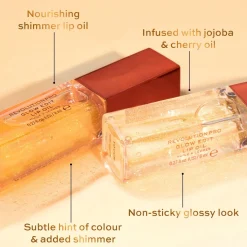 Revolution Pro Glow Edit Shimmer Lip Oil Touch Clear