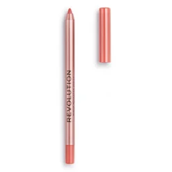 Revolution Satin Kiss Lipliner Heart Race Peach Nude