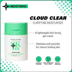 Revolution Skin Cloud Clear Niacinamide & IPC Clarifying Moisturiser 50ml
