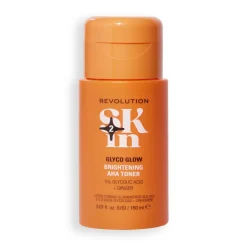 Revolution Skin Glyco Glow 5% Glycolic Acid & Ginger Brightening AHA Toner 150ml