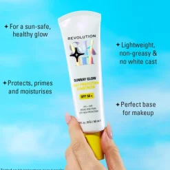 Revolution Skin Sunray Glow Daily Protection Sunscreen SPF 50+ with Vitamin C 50ml